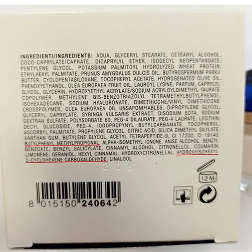 Foto dell’avviso ufficiale: Collistar CREMA FILLER RIMODELLANTE GIORNO Crema viso — rischio: Rischio chimico