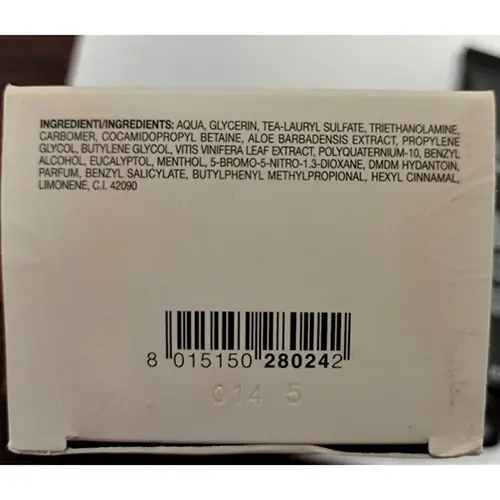 Photo de l’avis officiel: Collistar Gel Tecnico rasatura perfetta Gel de rasage — risque: Risque chimique