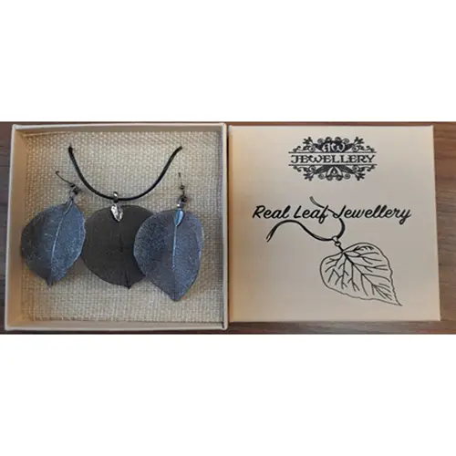 Photo de l’avis officiel: AW JEWELLERY Real Leaf Jewellery Ensemble de bijoux — risque: Risque chimique
