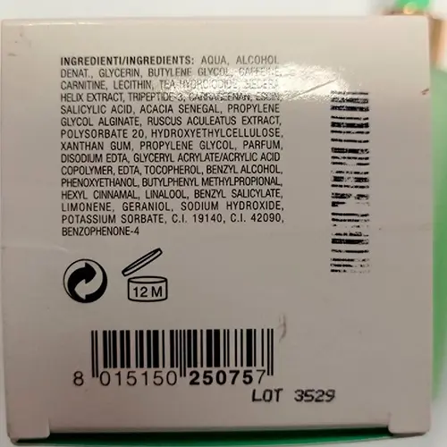 Zdjęcie z oficjalnego zgłoszenia: Collistar Superconcentrato notturno anticellulite Żel do ciała — ryzyko: Chemiczne