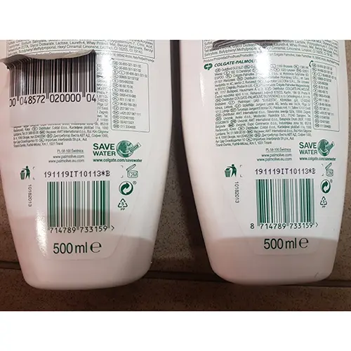 Photo de l’avis officiel: Palmolive Naturals Crème de douche — risque: Risque chimique (SR/02011/25)
