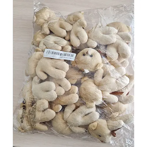 Foto do aviso oficial: Brinquedo macio — risco: Engasgamento (SR/02021/25)