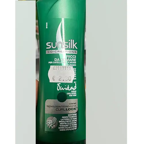 Foto aus der offiziellen Meldung: Sunsilk Ricci da domare per capelli ricci e mossi Haarspülung — Risiko: Chemikalie