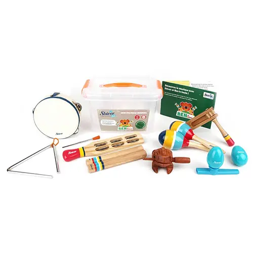 Photo de l’avis officiel: SHIVER kids Coffret éveil musical 9 instruments BEN LE KOALA Jouet Kazoo — risque: Étouffement