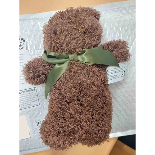 Zdjęcie z oficjalnego zgłoszenia: Ours en Peluche Adorable de 25cm/9.84in, Jouets en Peluche Câline, Animaux en Peluche Kawaii, Poupée Miękka za — ryzyko: Zadławienie