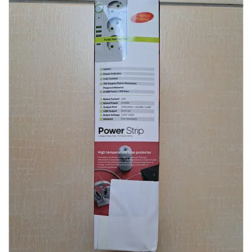 Photo de l’avis officiel: POWER STRIP (LUFEIS) Explosion-proof socket Tête de rallonge — risque: Choc électrique