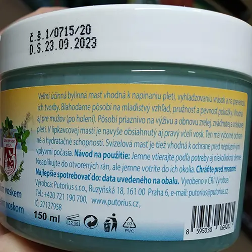 Foto dell’avviso ufficiale: SVÍZEL Proven herbal ointment with clove extract and beeswax Unguento alle erbe — rischio: Rischio chimico