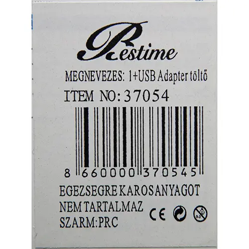 Foto aus der offiziellen Meldung: EZRA HOME CHARGER USB-Ladegerät — Risiko: Elektrischer Schlag