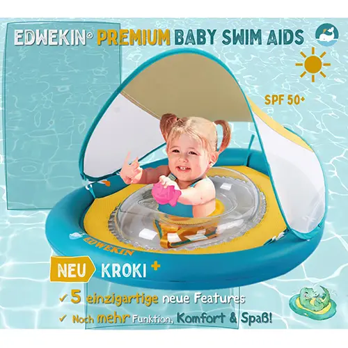 Photo de l’avis officiel: Edwekin Premium Baby Swim Aids Kroki Siège de bain gonflable — risque: Noyade