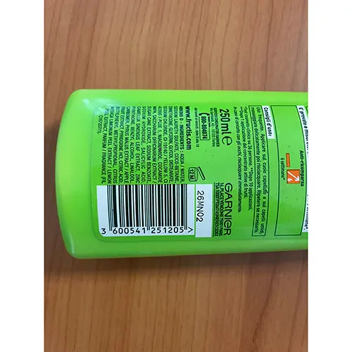 Photo de l’avis officiel: Garnier Fortificante anti forfora Shampooing — risque: Risque chimique
