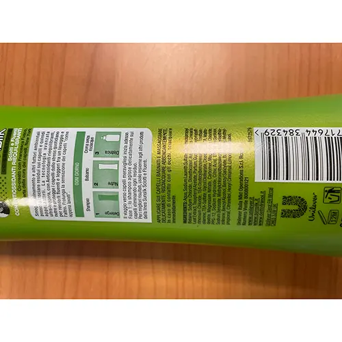 Photo de l’avis officiel: Sunsilk Sciolti &amp; Fluenti Shampooing — risque: Risque chimique
