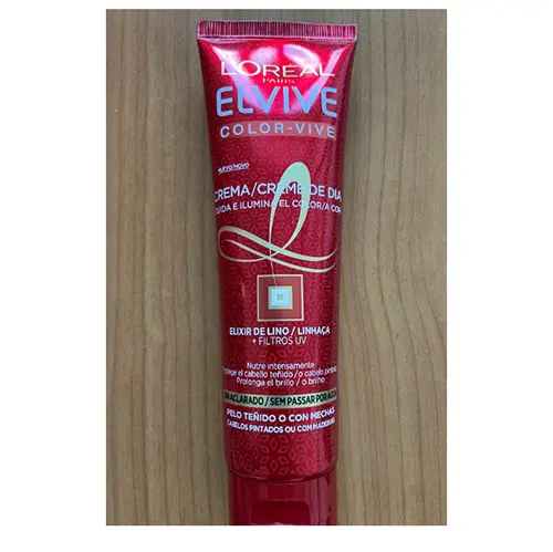 Photo de l’avis officiel: Elvive by L'OREAL PARIS Color-Vive Crème pour les cheveux — risque: Risque chimique