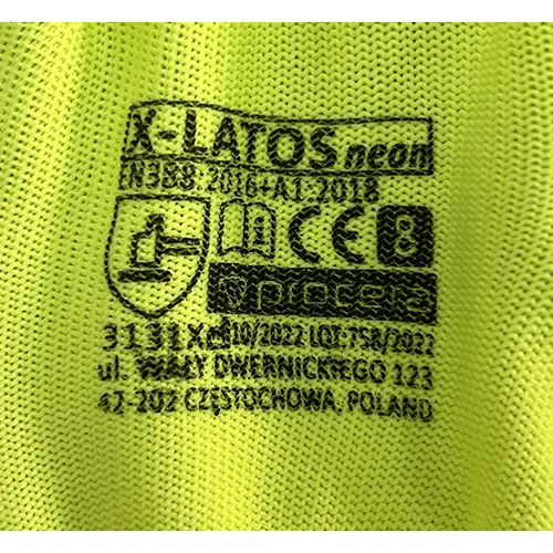 Foto do aviso oficial: Procera X-LATOS Luvas de proteção — risco: Cortes