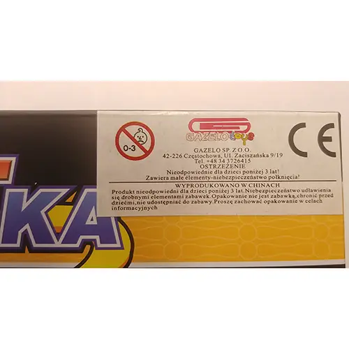 Photo de l’avis officiel: WITKA Magnetic Construction Toy Jouet magnétique — risque: Blessures