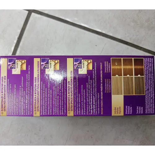 Foto aus der offiziellen Meldung: Schwarzkopf Palette, INTENSIVE COLOR CREME Haarfärbemittel — Risiko: Chemikalie