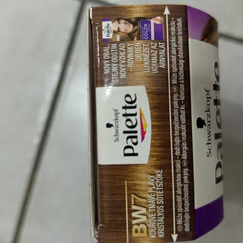 Foto aus der offiziellen Meldung: Schwarzkopf Palette, INTENSIVE COLOR CREME Haarfärbemittel — Risiko: Chemikalie