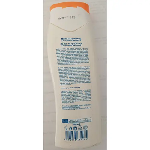Foto do aviso oficial: Helios Herb Sunscreen milk SPF 6 Leite protetor solar — risco: Químico