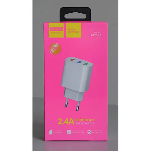 Foto dell’avviso ufficiale: Letang 2.4A EUROPEAN SMART CHARGER Caricabatterie USB — rischio: Scossa elettrica