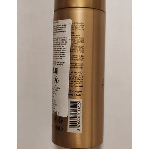 Photo de l’avis officiel: Gala Show Invisible Spray pour le corps — risque: Risque chimique