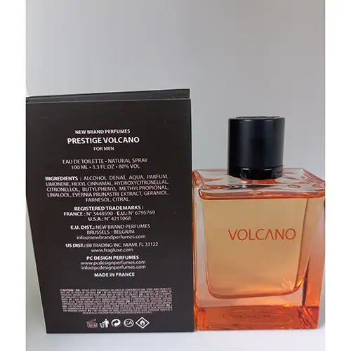 Foto dell’avviso ufficiale: NEW BRAND PRESTIGE VOLCANO Perfumes Eau de toilette — rischio: Rischio chimico