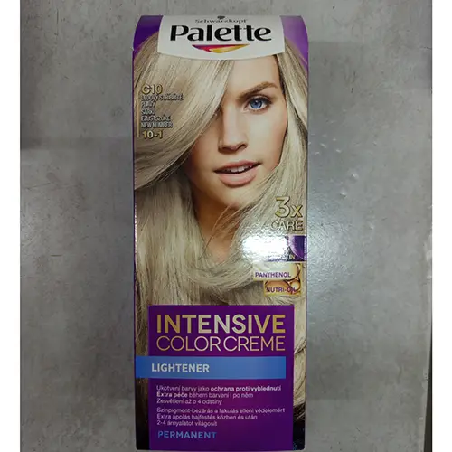 Foto aus der offiziellen Meldung: Schwarzkopf Palette INTENSIVE COLOR CREME LIGHTENER Haarfärbemittel — Risiko: Chemikalie