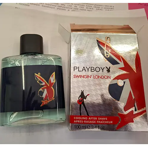 Foto dell’avviso ufficiale: Playboy Swingin´ London Dopobarba — rischio: Rischio chimico