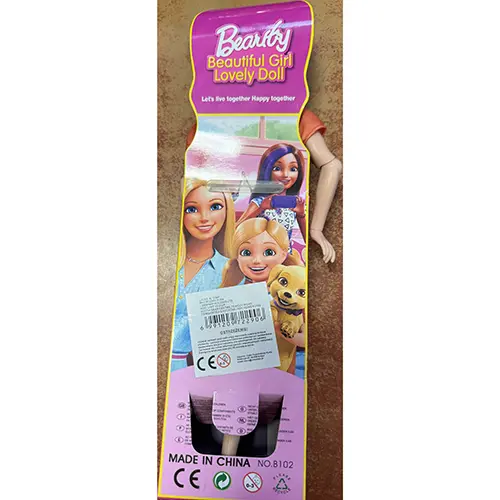 Foto dell’avviso ufficiale: Bearby Beautiful Girl Lovely Doll Bambola di plastica — rischio: Rischio chimico
