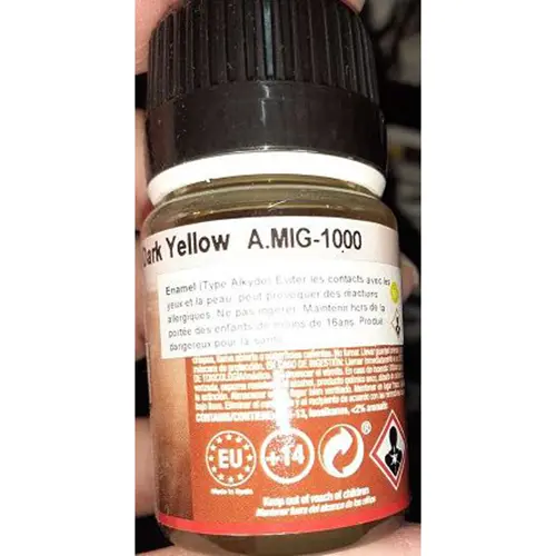 Foto dell’avviso ufficiale: AMMO OF MIG JIMENEZ Enamel wash Modello vernice e vernice — rischio: Rischio chimico