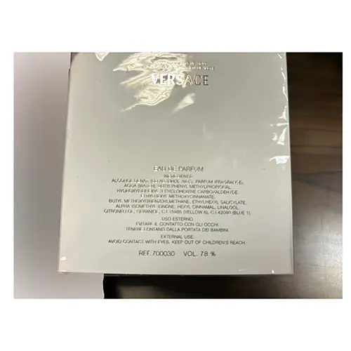 Foto dell’avviso ufficiale: Versace Profumo — rischio: Rischio chimico