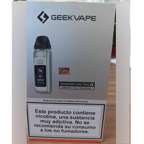 Photo de l’avis officiel: Geekvape Digi Max Cigarette électronique — risque: Risque chimique