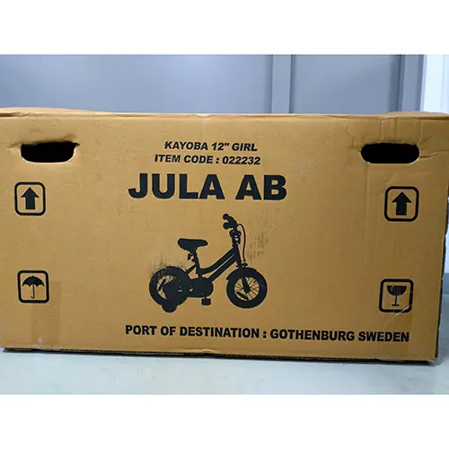 Foto uit de officiële melding: Kayoba Kinderfiets — risico: Verwonding