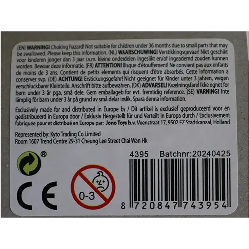 Foto dell’avviso ufficiale: Music Tromba giocattolo — rischio: Lesioni uditive