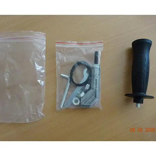 Photo from the official notice: Kadimendium Taille-haie Adap... angle grinder conversion kit — cuts risk