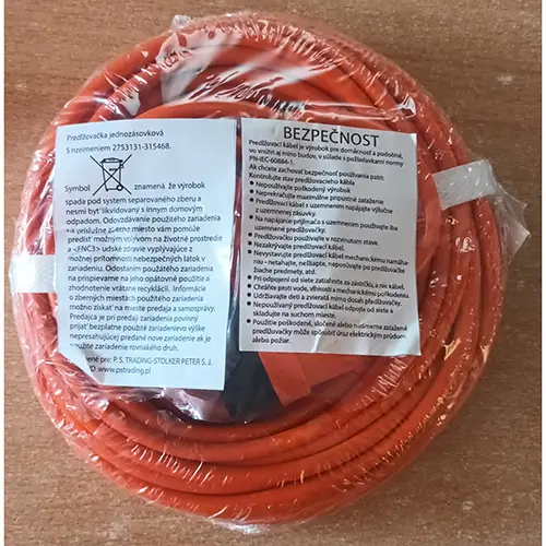 Photo de l’avis officiel: ELGOTECH Cordon de rallonge — risque: Choc électrique (SR/02473/25)