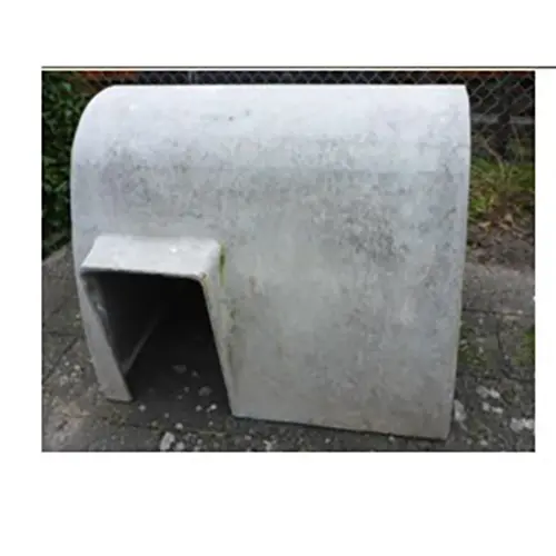 Foto do aviso oficial: Willy Guhl, Eternit, Ornament/planters/garden furniture made of asbestos containing fiber cement Mobiliário de — risco: Químico