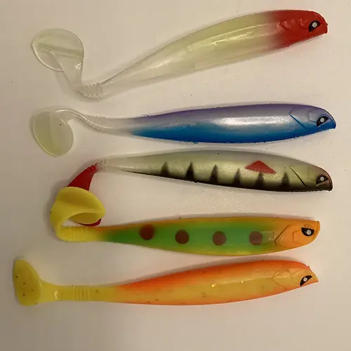 Photo de l’avis officiel: Pack of 5 Simulated Lure Rainbow Fish Appâts de pêche — risque: Risque chimique