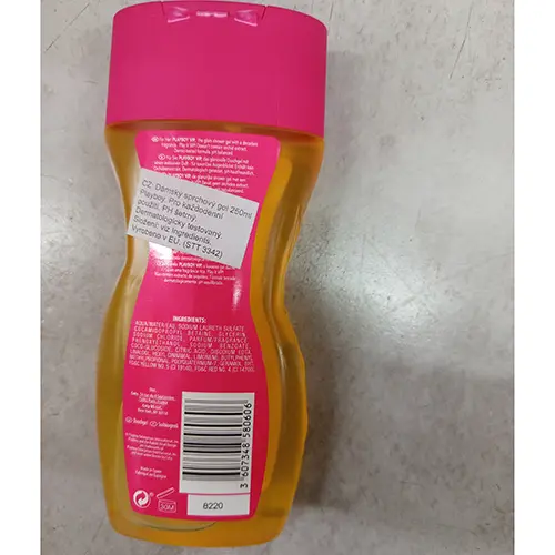 Photo de l’avis officiel: Playboy VIP GLAM ORCHID SCENT SHOWER GEL - SOFTENING Gel douche — risque: Risque chimique