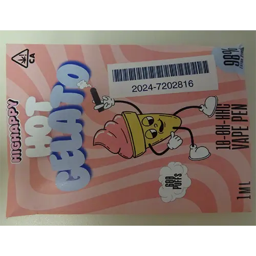 Photo de l’avis officiel: Highappy 10-OH-HHC Vape Pen - Cigarette électronique jetable — risque: Risque chimique