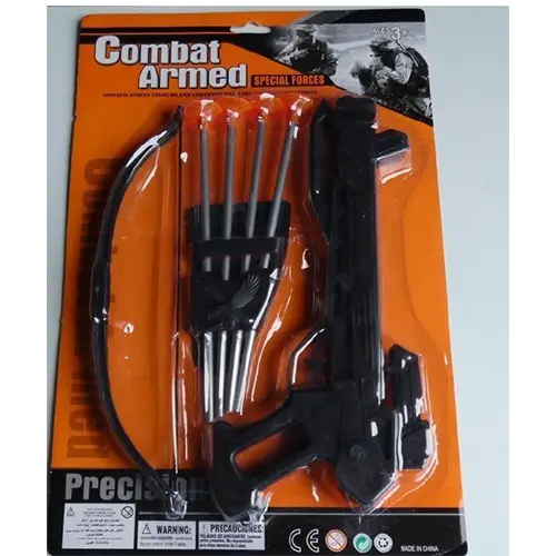 Photo de l’avis officiel: COMBAT ARMED SPECIAL FORCES Jouet d'arbalète de pistolet — risque: Étouffement