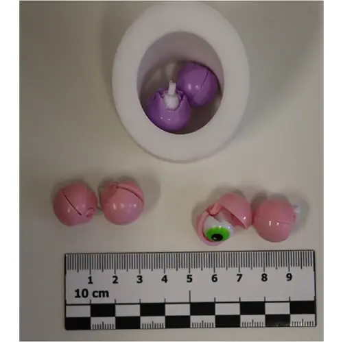 Photo from the official notice: Squishy Toys plastic toy — choking risk