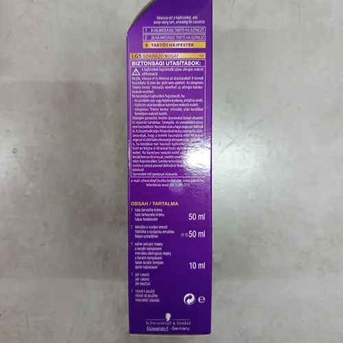 Foto dell’avviso ufficiale: Schwarzkopf Palette INTENSIVE COLOR CREME Tintura per capelli — rischio: Rischio chimico (SR/02526/25)