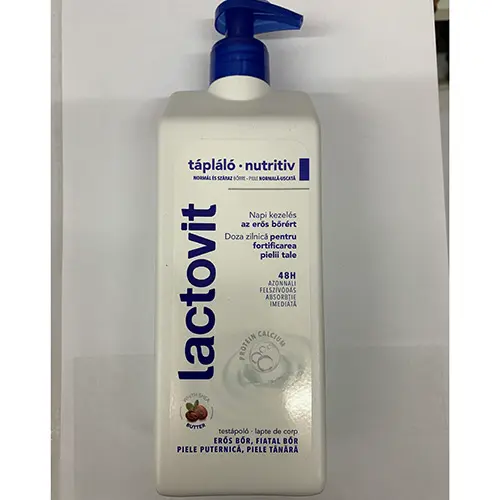 Foto uit de officiële melding: Lactovit Feeds Your Skin Original Lotion Lichaamslotion — risico: Chemische risico's