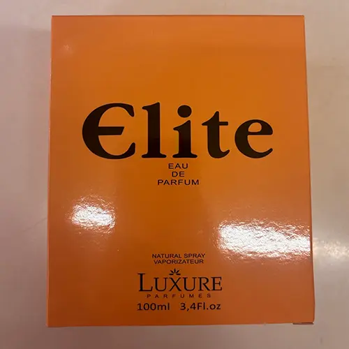 Photo de l’avis officiel: LUXURE PARFUMES Elite — risque: Risque chimique (SR/02534/25)