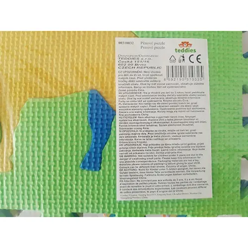 Photo de l’avis officiel: Teddies Penové puzzle Playmat — risque: Étouffement