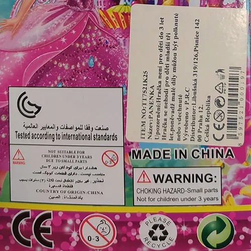 Foto dell’avviso ufficiale: Beauty MAGIC FAIRY Bambola di plastica — rischio: Rischio chimico (SR/02548/25)