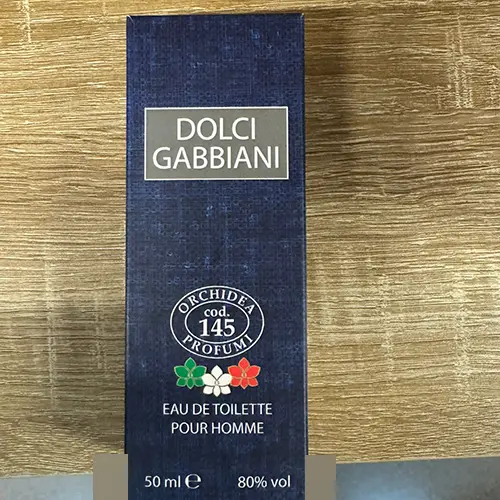 Photo de l’avis officiel: Orchidea Profumi Dolci Gabbiani cod 145 Eau de toilette — risque: Risque chimique