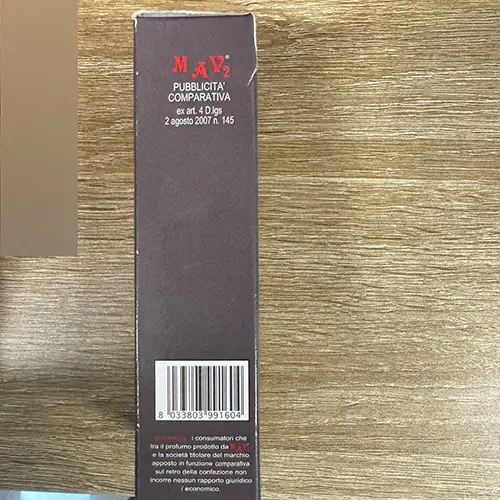 Photo de l’avis officiel: mav 2 Terre D'Hermes n. 108 Parfum — risque: Risque chimique
