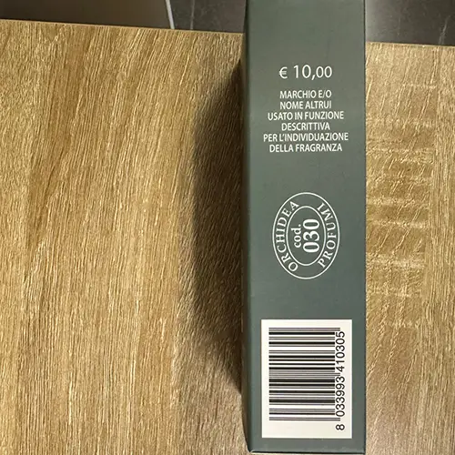 Photo de l’avis officiel: Orchidea Profumi Pason Parigi Eau de toilette — risque: Risque chimique