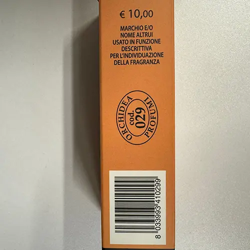Foto dell’avviso ufficiale: Orchidea Profumi Tesoro Eau de toilette — rischio: Rischio chimico