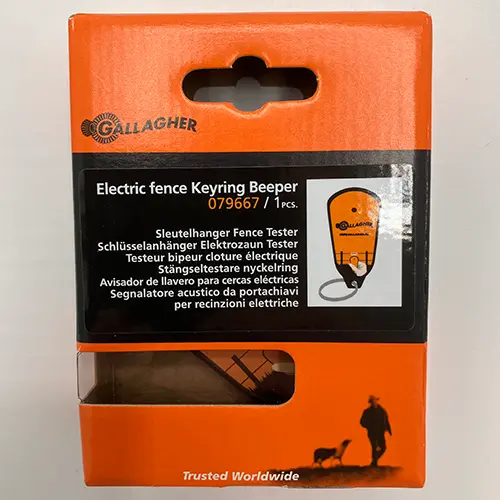 Foto do aviso oficial: Gallagher Electric Fence Keyring Beeper — risco: Ambiente